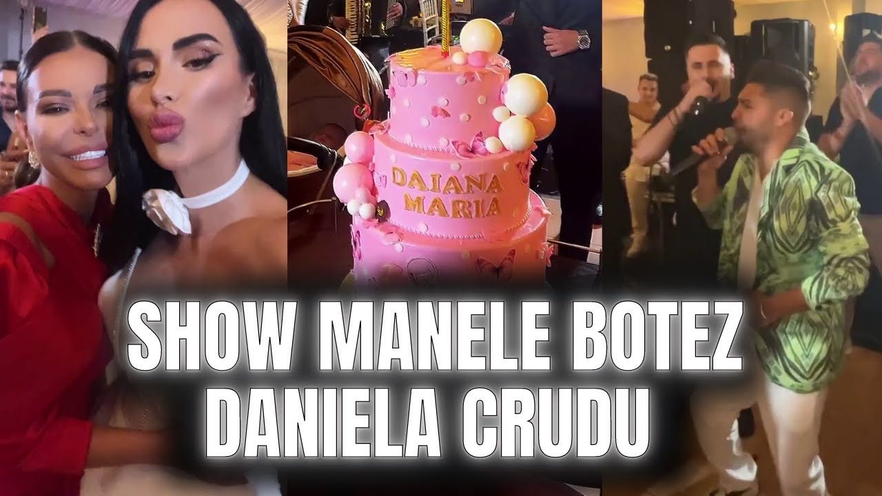 SHOW PE MANELE LA BOTEZUL FACUT DE DANIELA CRUDU - Luis Gabriel a facut spectacol de milioane