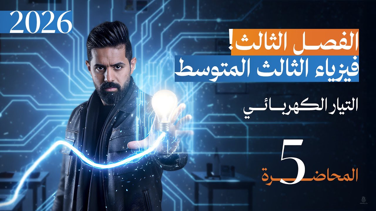 تدمييييير مسائل التوالي والتوازي فيزياء الثالث المتوسط 2026 | الفصل الثالث | المحاضرة (5)