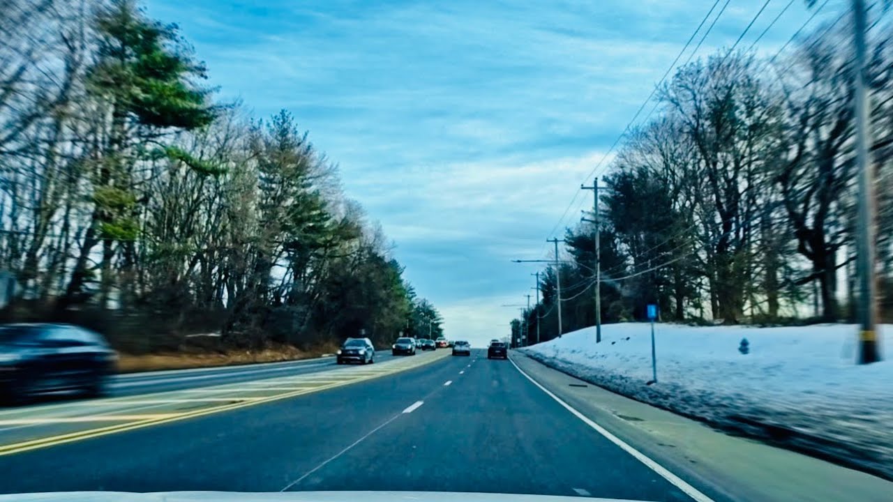 Suburban evening drive #travel #automobile #relaxingsounds #cartrip 