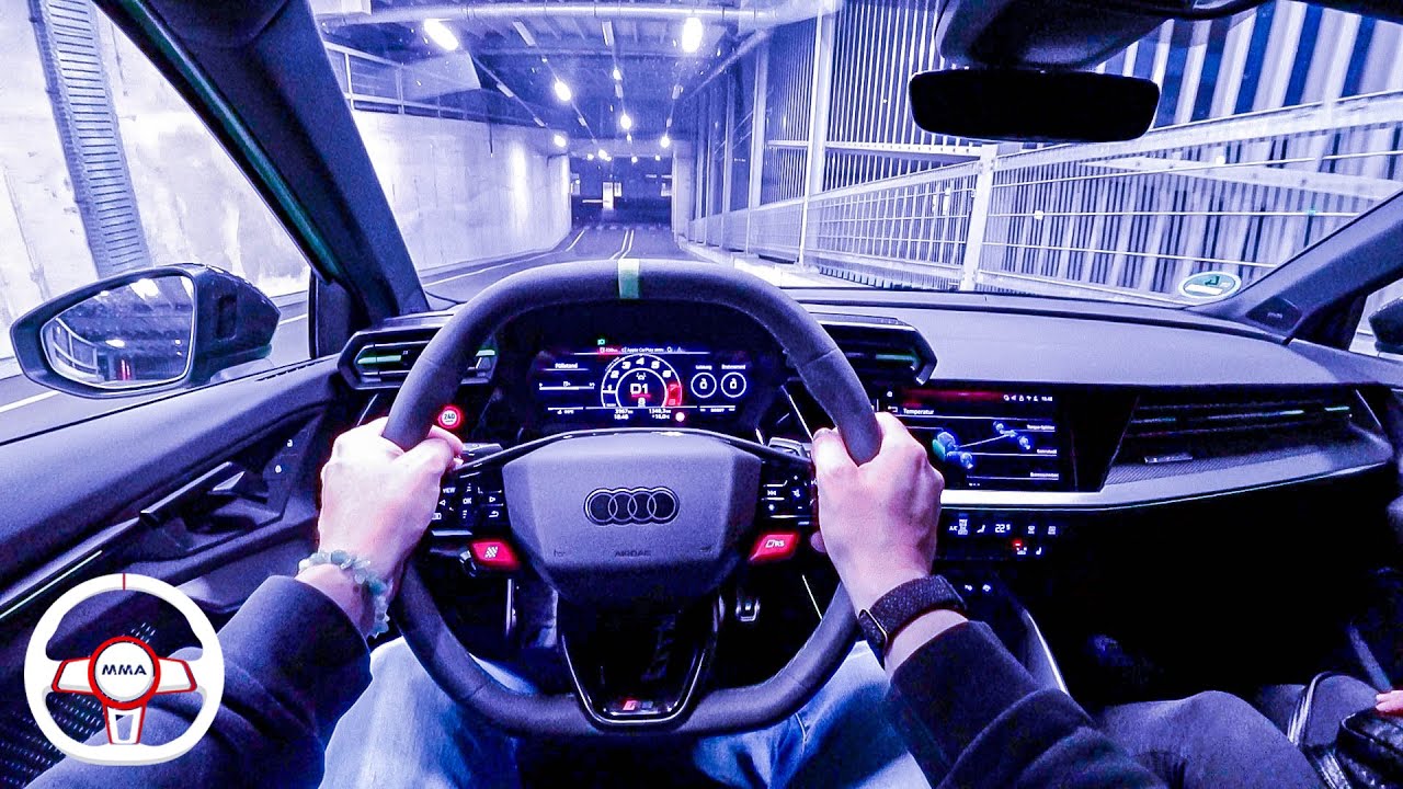 2025 AUDI RS3 Sportback (Facelift) 400HP NIGHT POV DRIVE Onboard (60FPS)