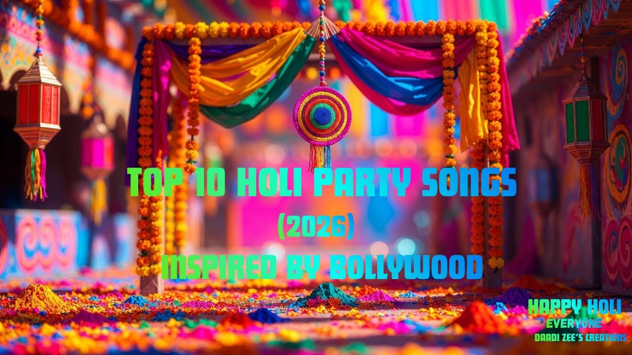 Top 10 Holi Party Songs 2026 Inspired By Bollywood 