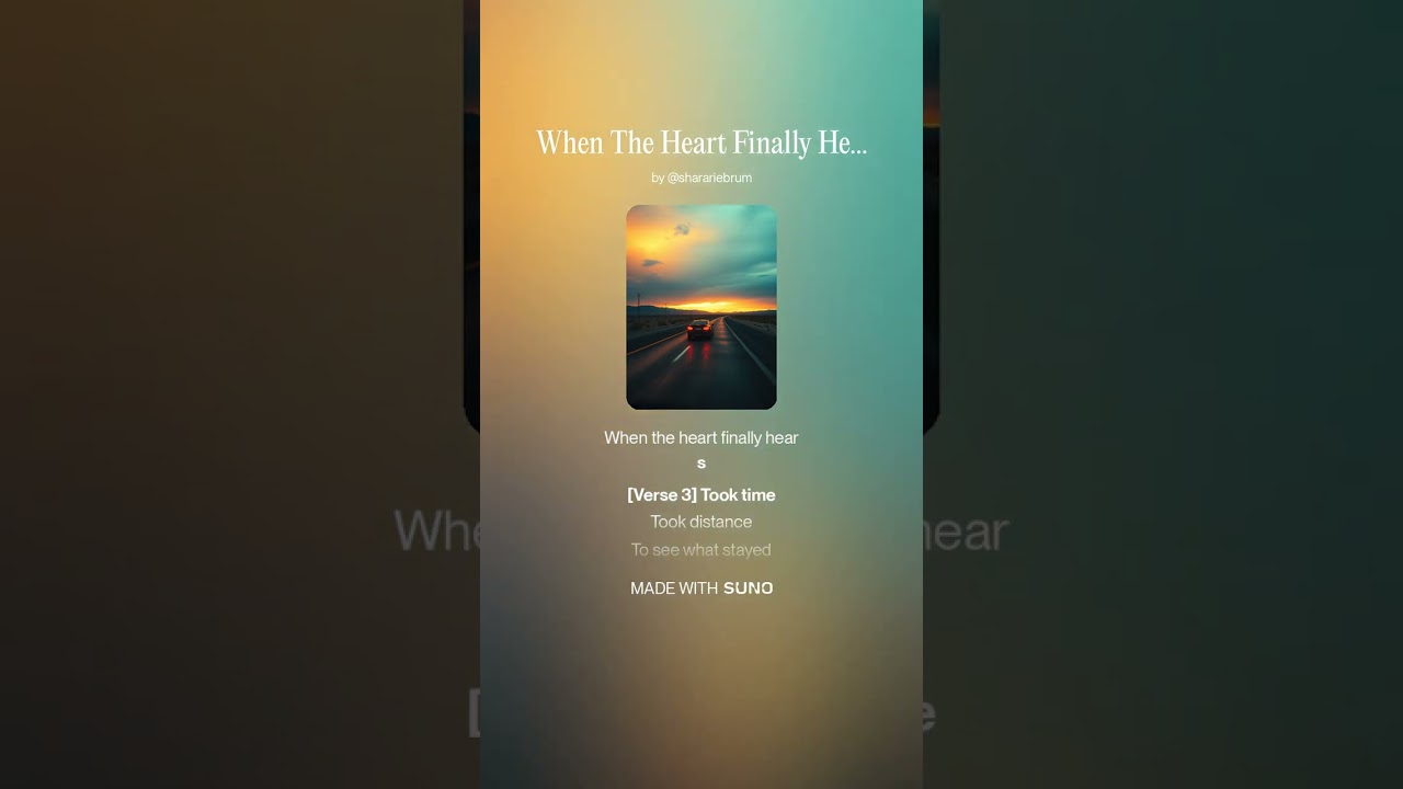 When The Heart Finally Hears --Upbeat Mix