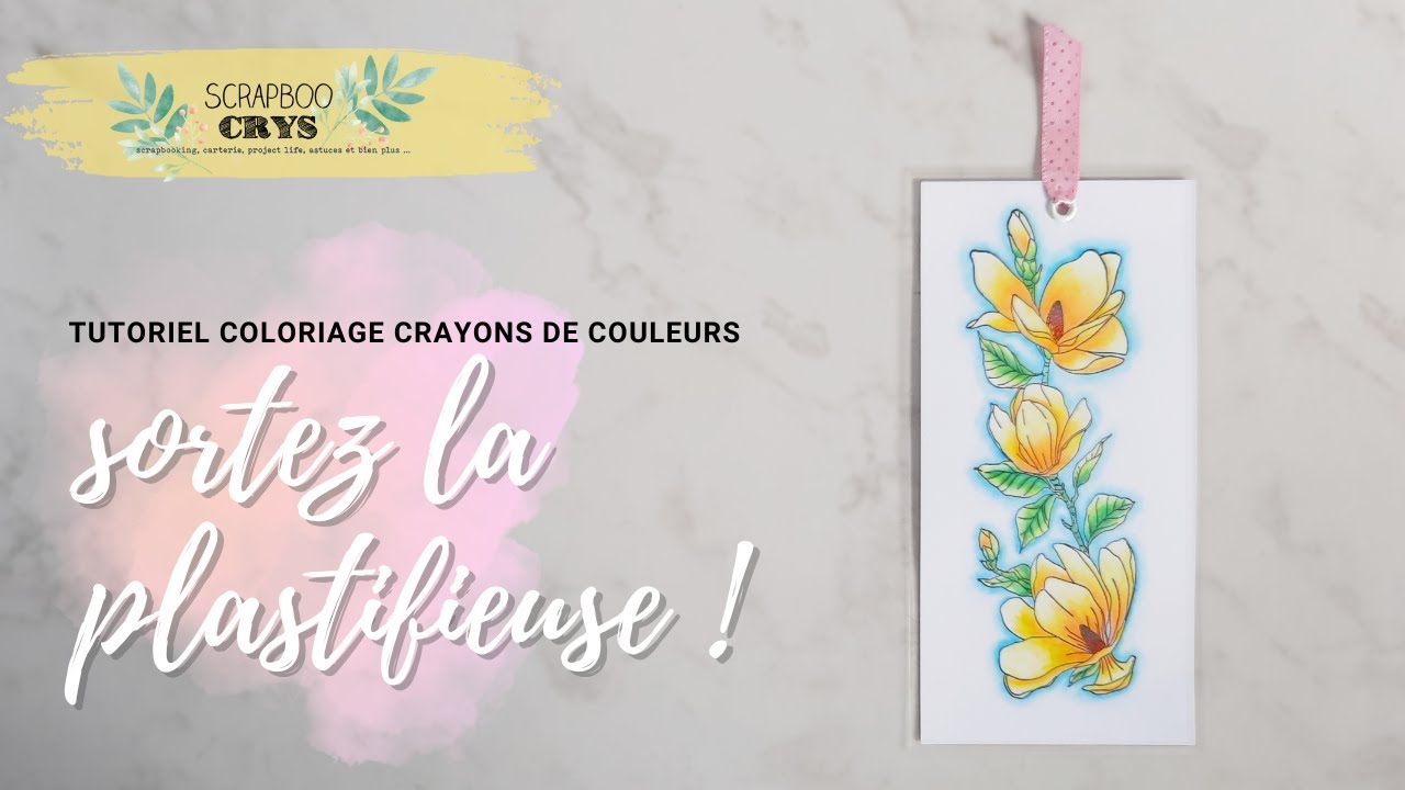 Un MARQUE-PAGE avec VOTRE PLASTIFIEUSE ! ❤️ BONUS : la TECHNIQUE pour COLORIER COMME UNE PRO !