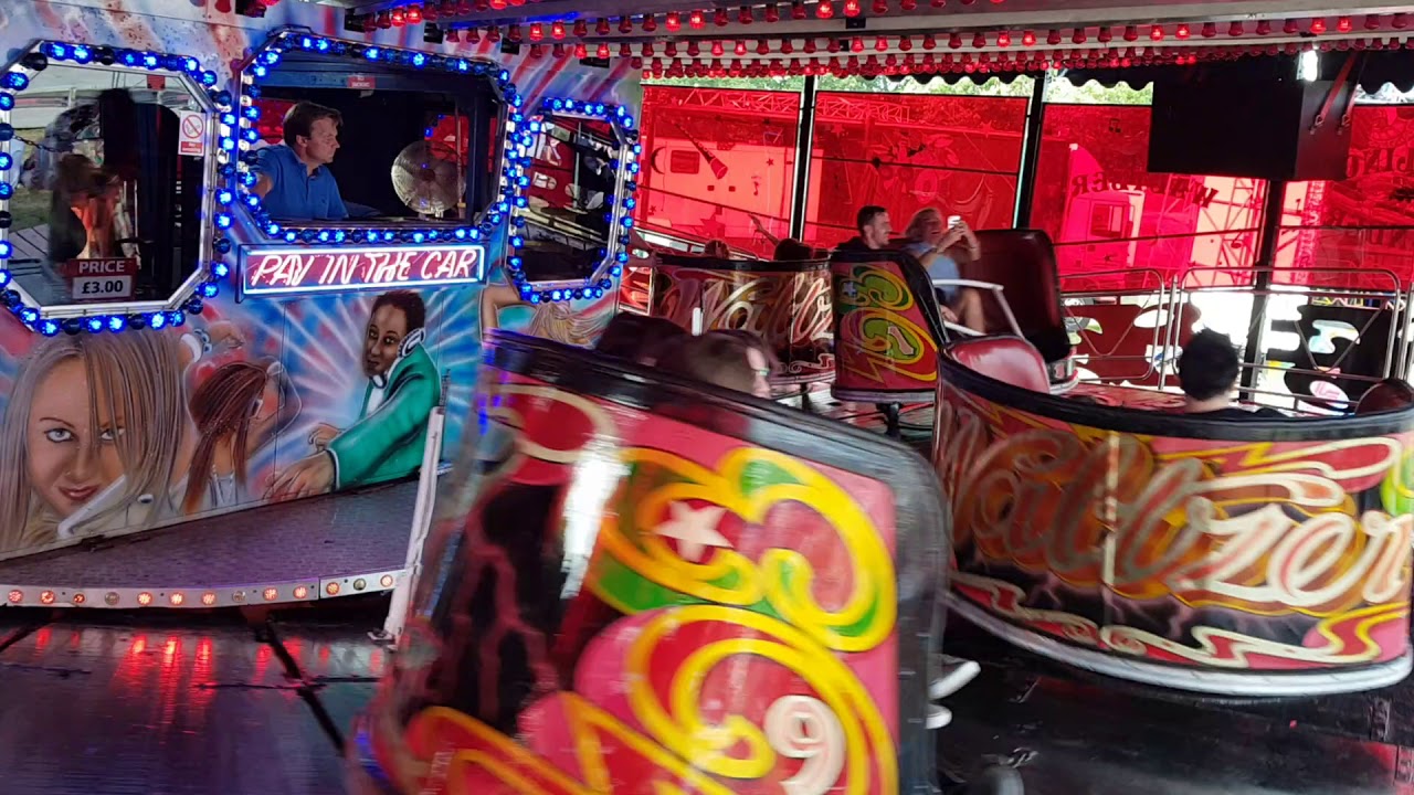 Keith turners rolling thunder waltzer off ride Newcastle pride 2018