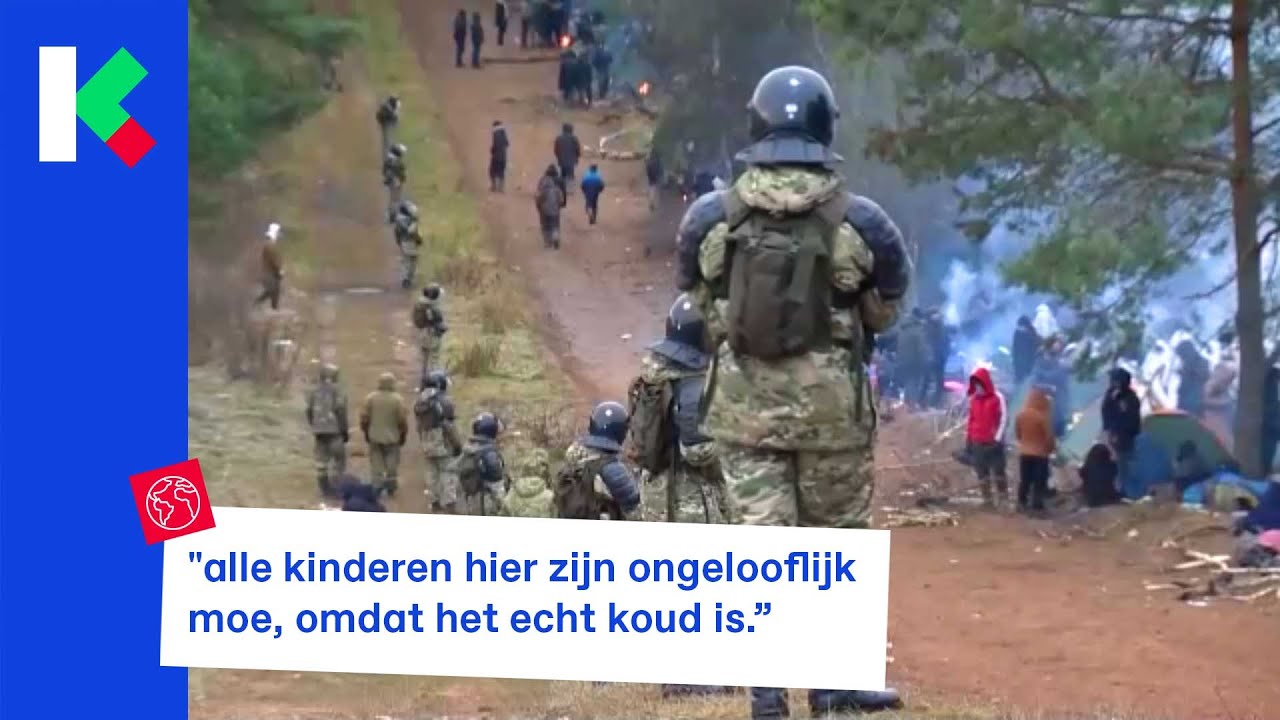 duizenden vluchtelingen vast aan grens tussen Wit-Rusland en Polen