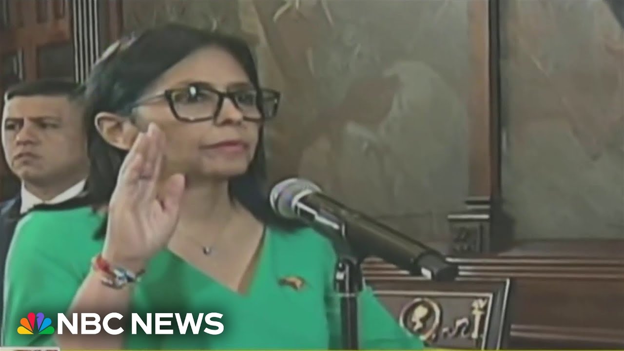 Delcy Rodriguez sworn in as Venezuela&rsquo;s interim president