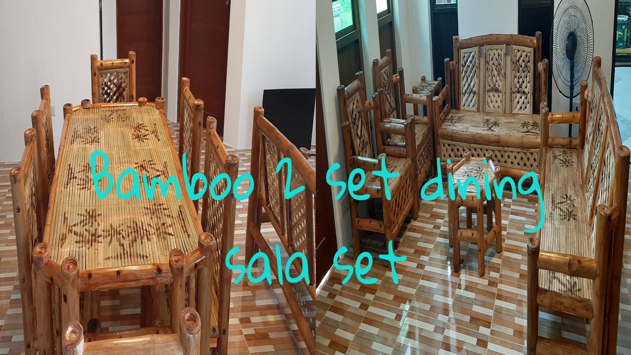 BAMBOO SALA SET / DINING TABLE  SET NAPAMURA BA AKO ?