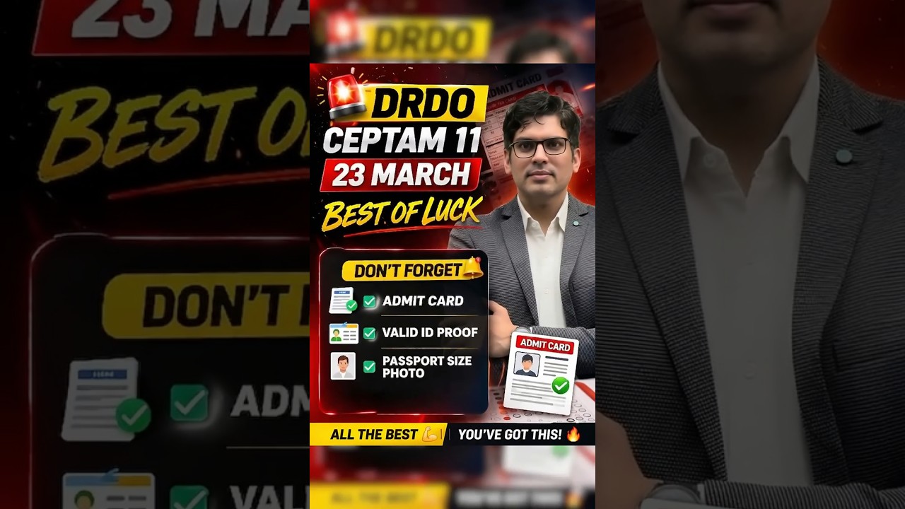 DRDO CEPTAM 11 🚨 Last Minute Mistakes to AVOID | Don&rsquo;t Miss This!