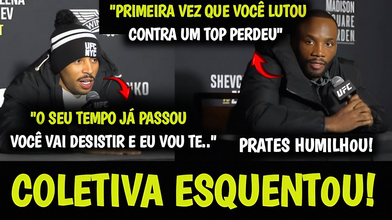TODOS OS DETALHES🚨 VEJA COMO FOI A COLETIVA DE IMPRENSA DO UFC 322 entre Carlos Prates x Edwards