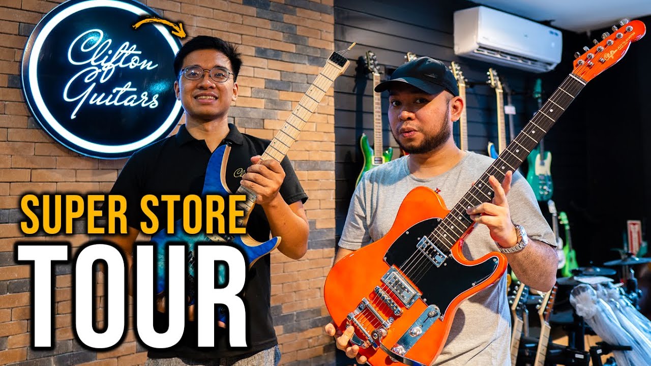 From Ukelele to Headless | Clifton Guitars Super Store TOUR