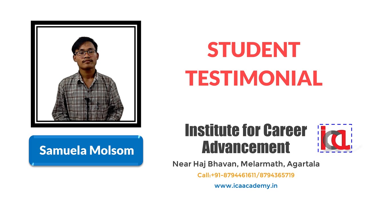 Student Feedback: Samuela Molsom JEE II Institute for Career Advancement