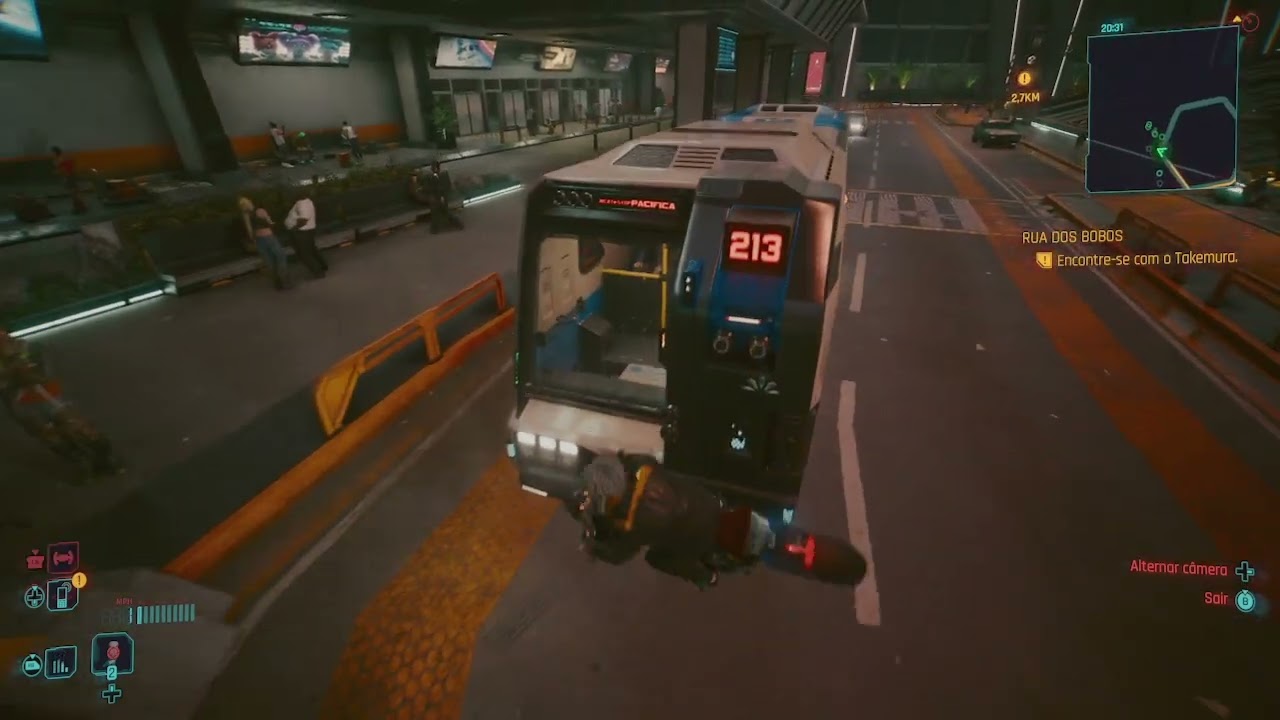 Passeando por Night City 