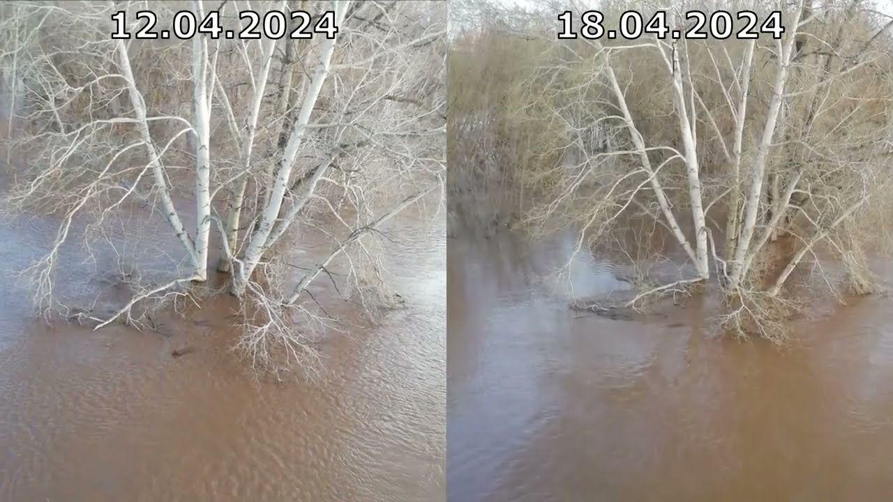 Оренбург, река Сакмара 18.04.2024 г.