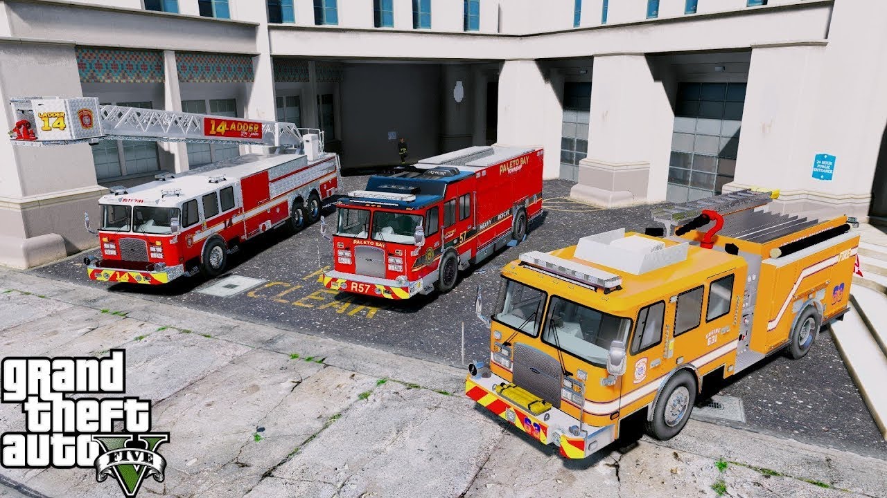 GTA 5 New FireFighter Update #gta #fireengine #gtaonline #fire #hero #firefighter #fire #drift #gta6