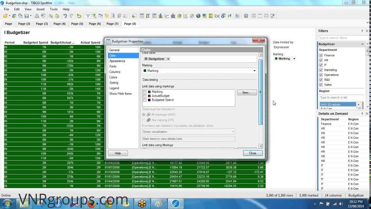 Tibco Spotfire Training Tutorial | Part 5