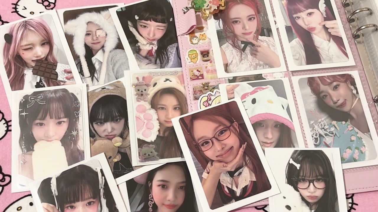 storing photocards : ive, itzy, nmixx, red velvet + more ggs  ૮ ․ ․ ྀིა♡˖ ࣪⊹