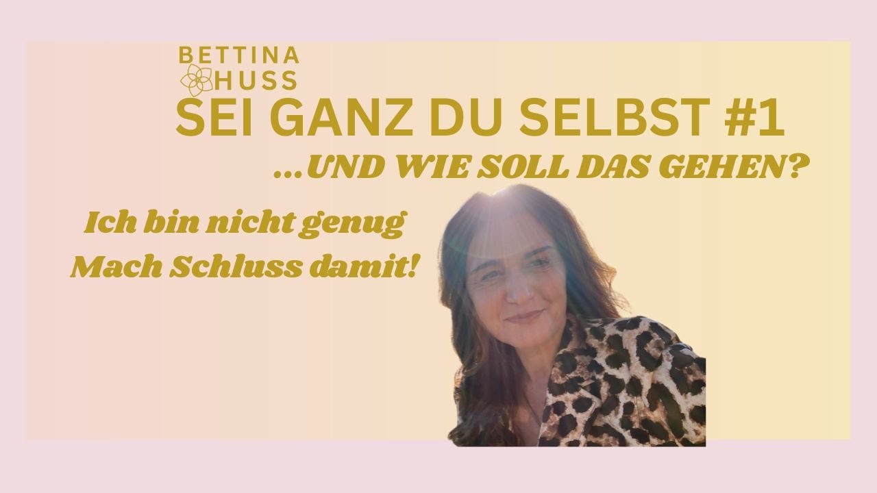 Ich bin nicht genug. Mach Schluss damit!