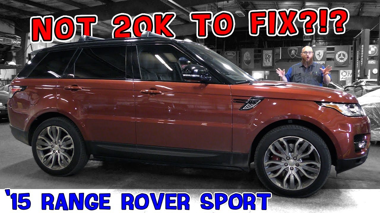 Ranger Rover Sport 2015 года нуждается в трёх ремонтах! Посмотрите, как CAR WIZARD ремонтирует их...