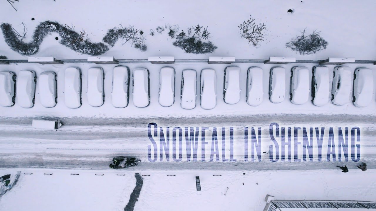 Does China has SNOW? First Snow in Northern China Shenyang in 2021 中国有雪吗？2021年中国北方第一场雪，沈阳