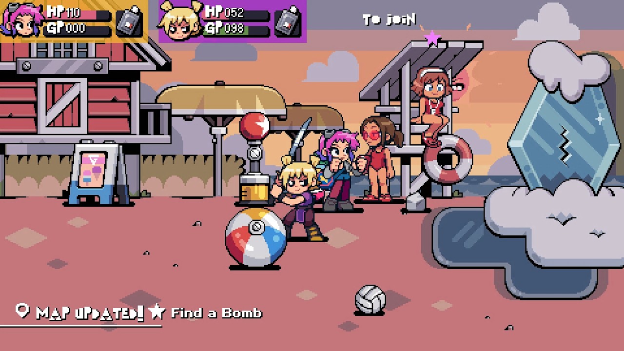 Scott Pilgrim EX Gameplay 🎸 PS5 - Co-op brawler