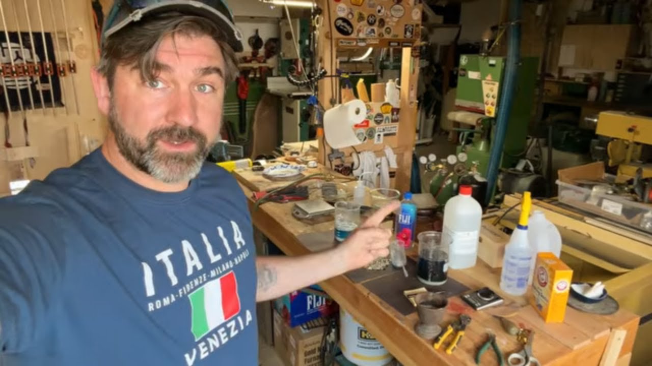 Refining Random Scrap Jewelry into Pure Silver and Gold