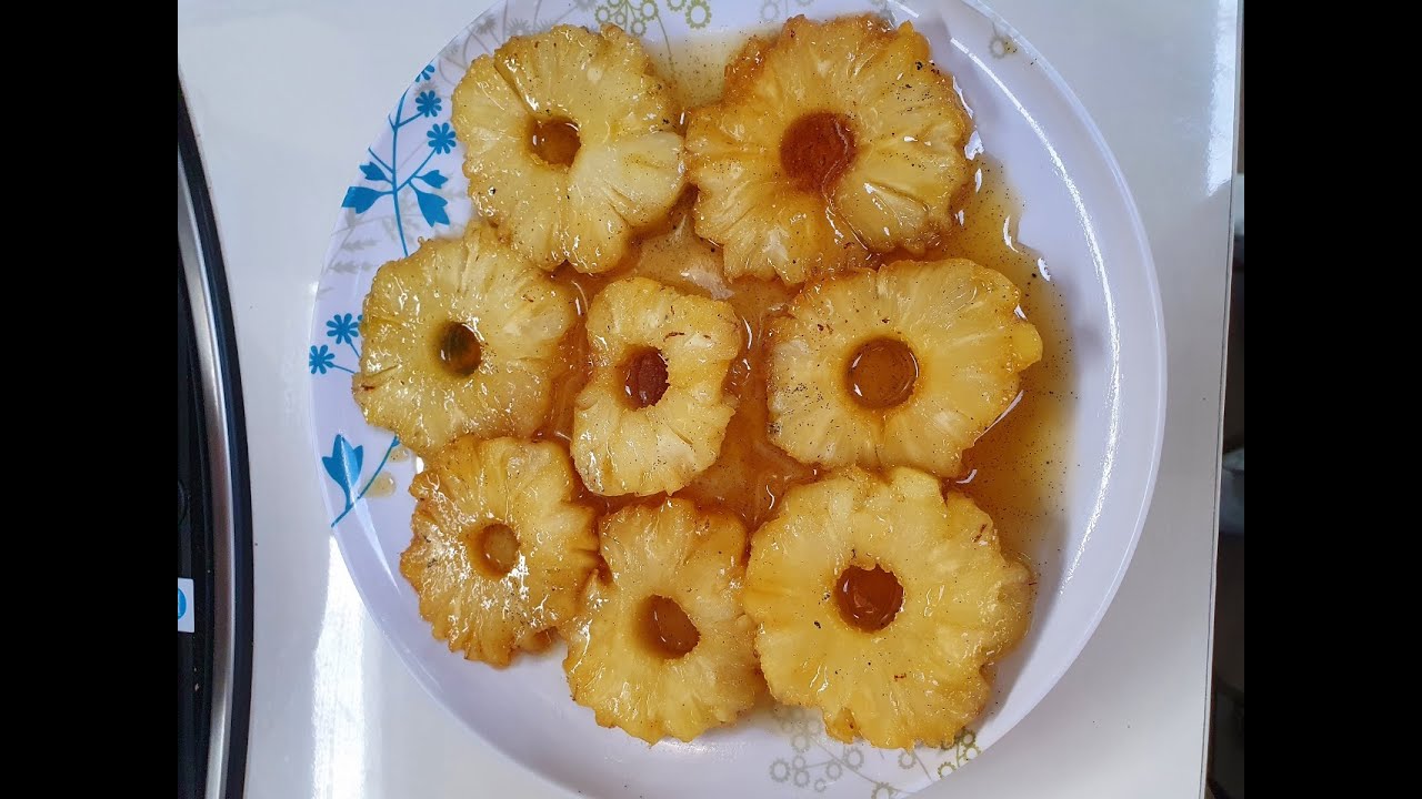 ANANAS CARAMÉLISÉ A LA GOUSSE VANILLE