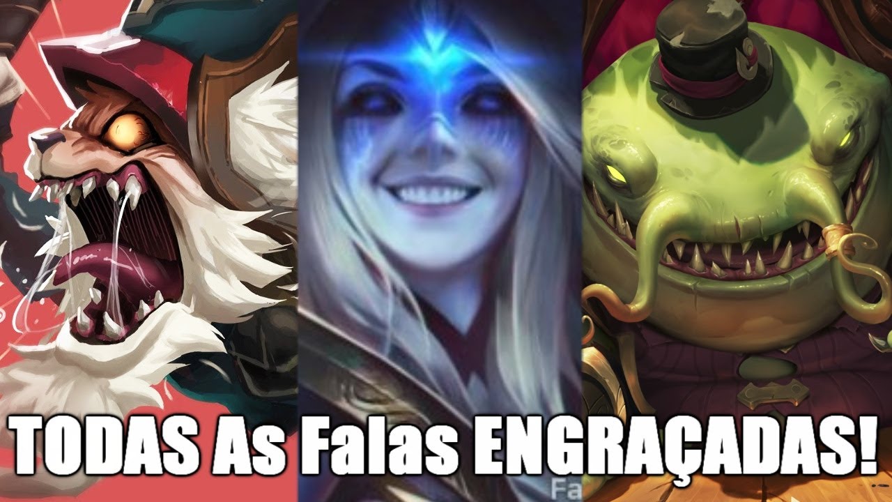 TODAS As Falas Mais Engraçadas de League of Legends! Interações Engraçadas!