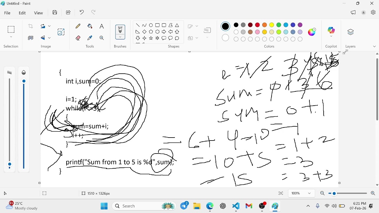 While loop intermediate level questions