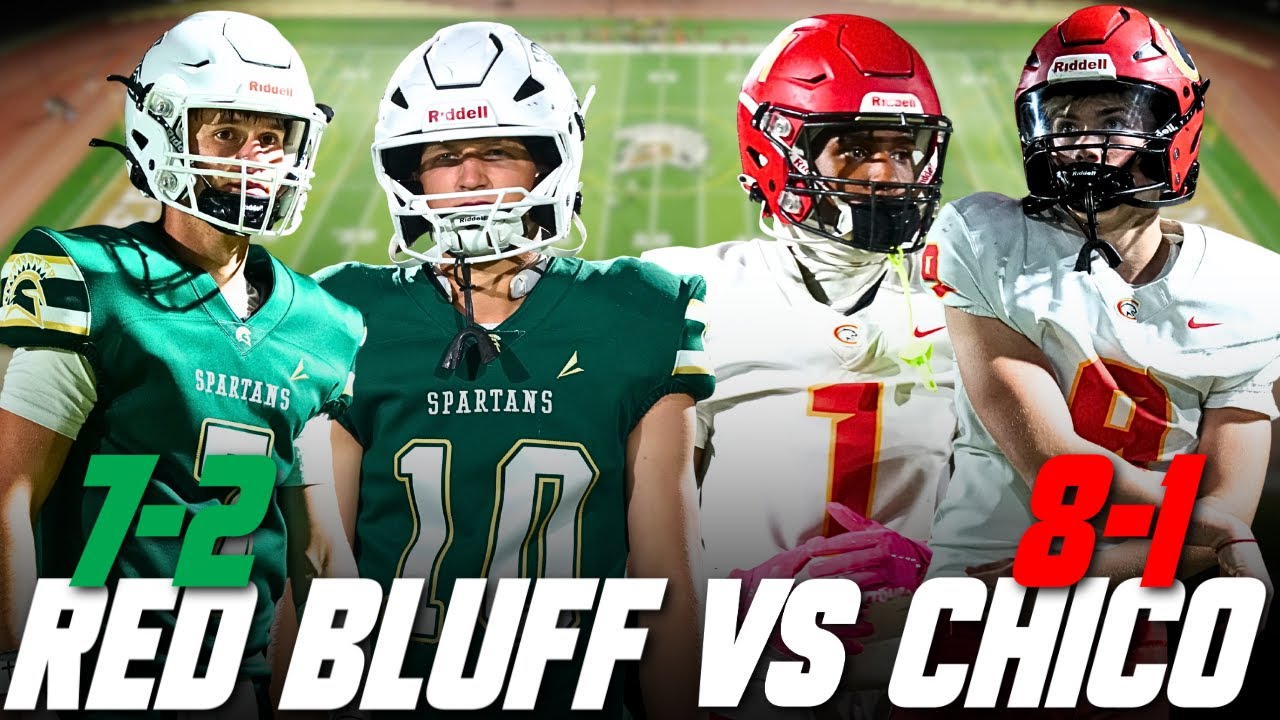 8-1 CHICO VS 7-2 RED BLUFF - SMALL TOWN FOOTBALL 🎥 📺