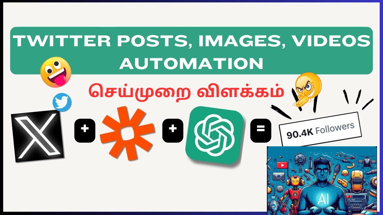 Automate Twitter posts Tamil -