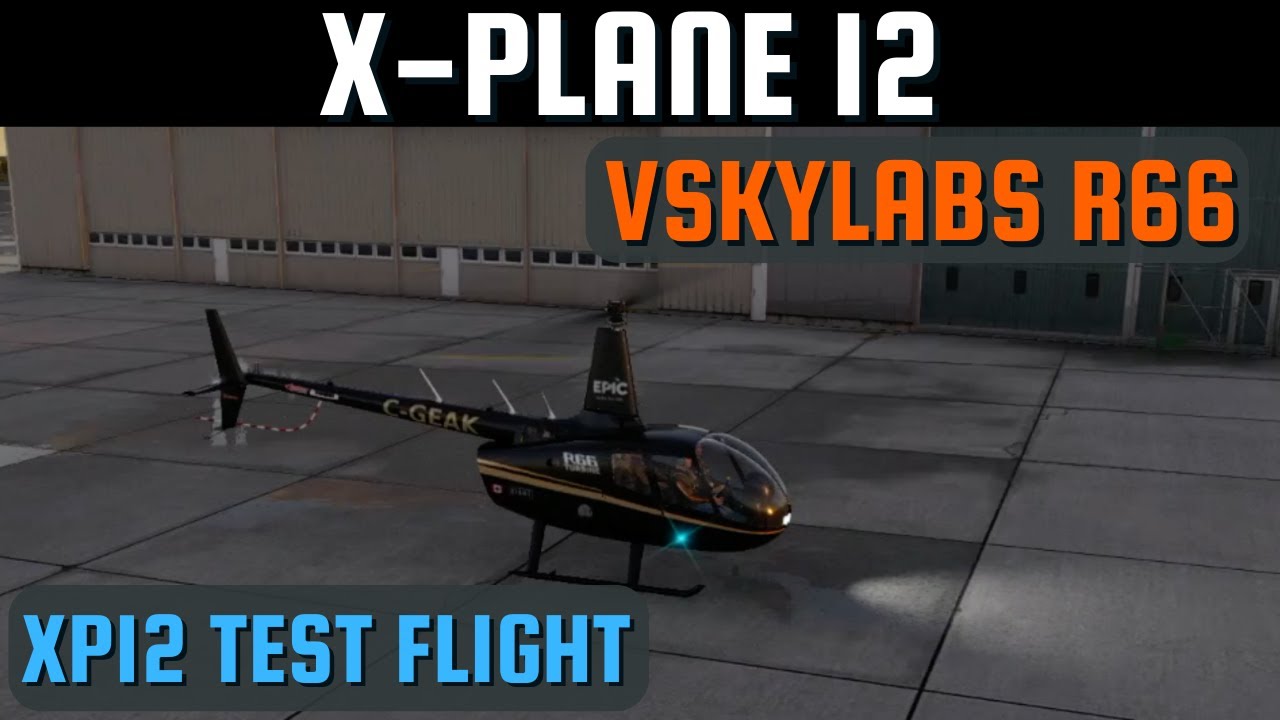 X-Plane 12 | VSkyLabs R66 | FASK-FALA | NO COMMENTARY