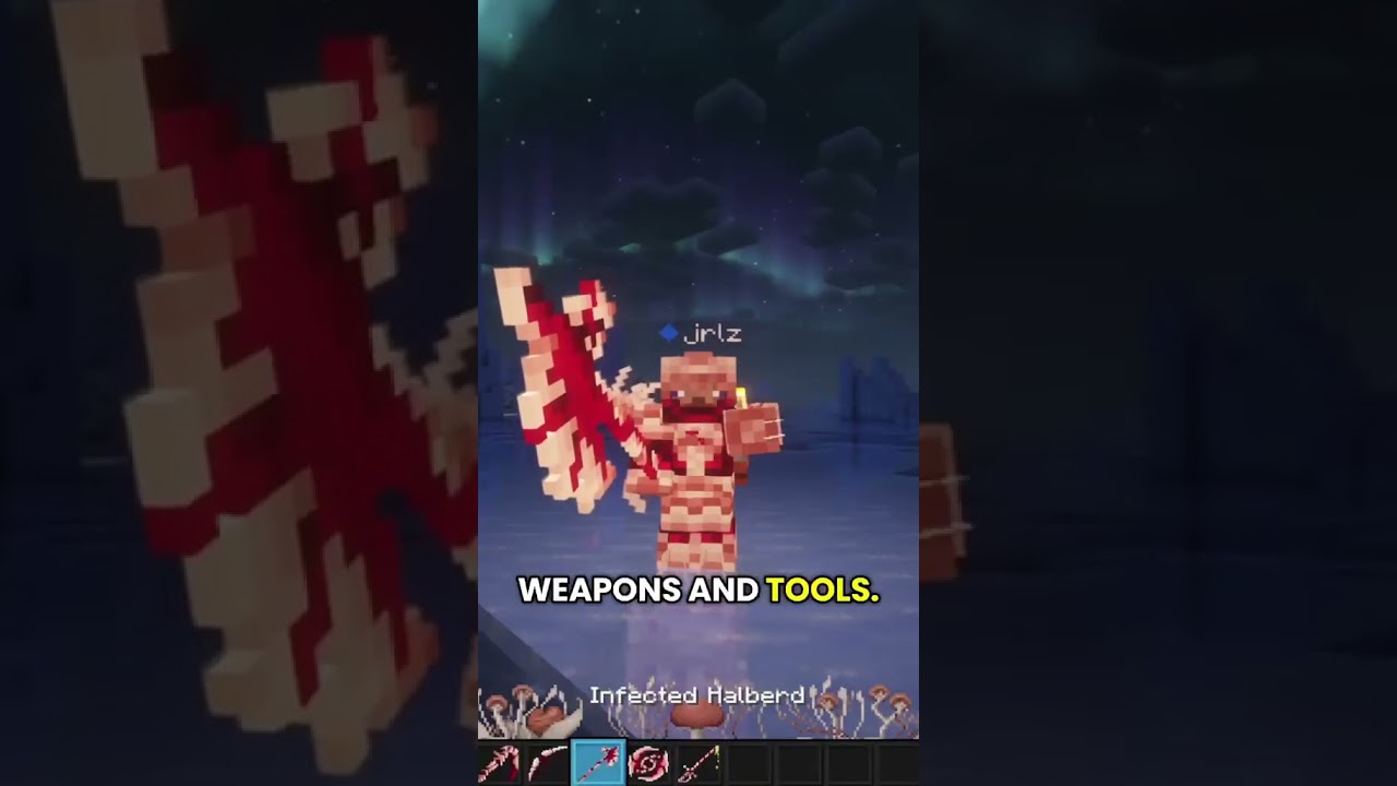 Fungal Infection mod tips in 60 seconds (or less)  #minecraft #minecrafttutorial  #minecraftshorts
