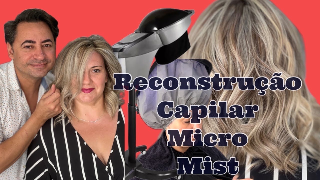 Como reconstruir os cabelos usando a Micro Mist #karloswendell @KarlosWendell