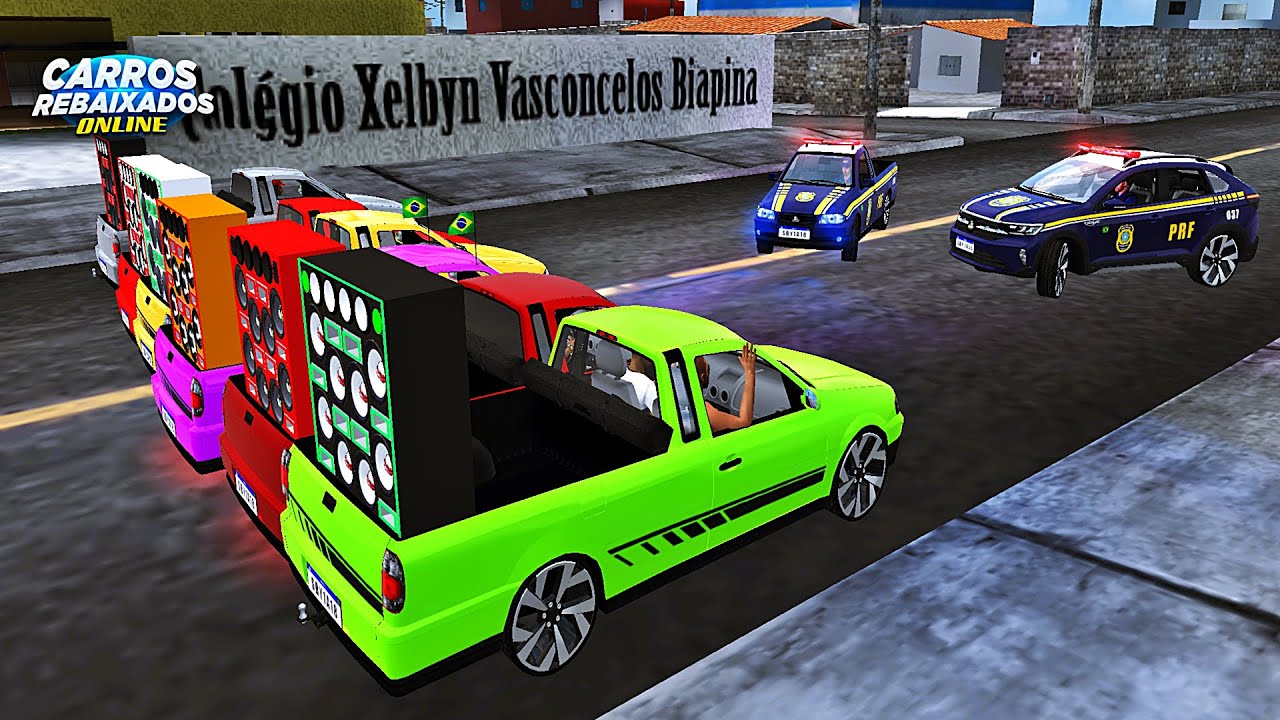 CARROS REBAIXADOS ONLINE | ROLE DOS ALUNOS DE SAVEIRO G4 PAREDÃO E CHEGOU AS VT !