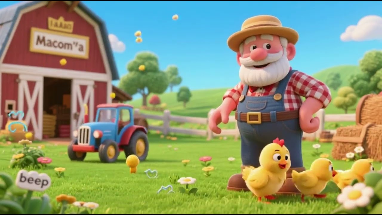 Old MacDonalds Lied über Tierbabys 🐄🐑🐥 | Kinderlied