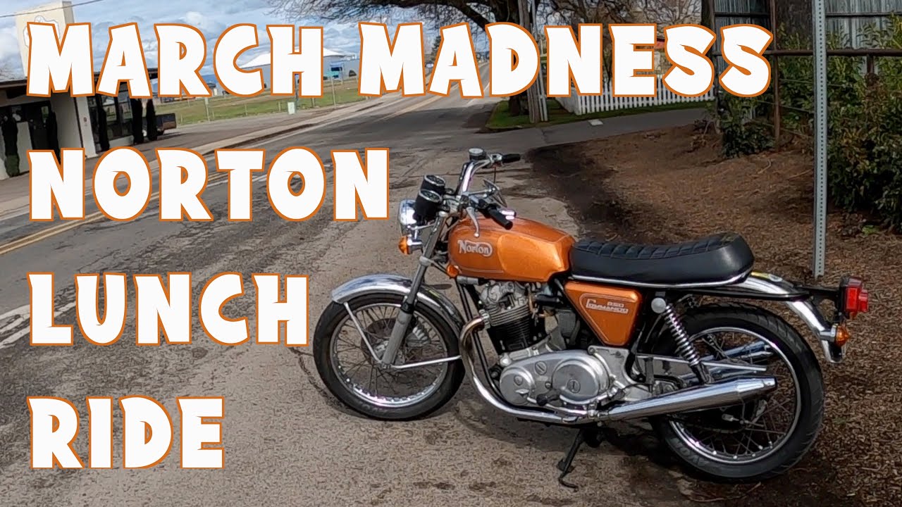 March ride on Norton Commandos