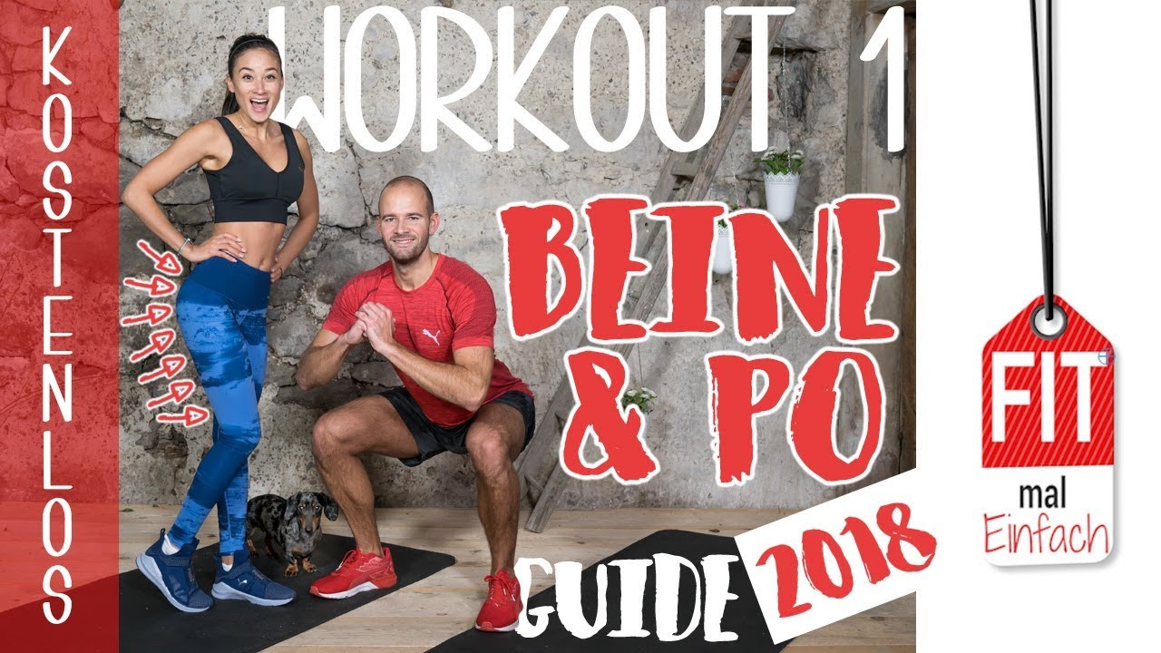 Bein & PO Workout zum mitmachen - Übungen für Oberschenkel & Knackpo - TAG 1