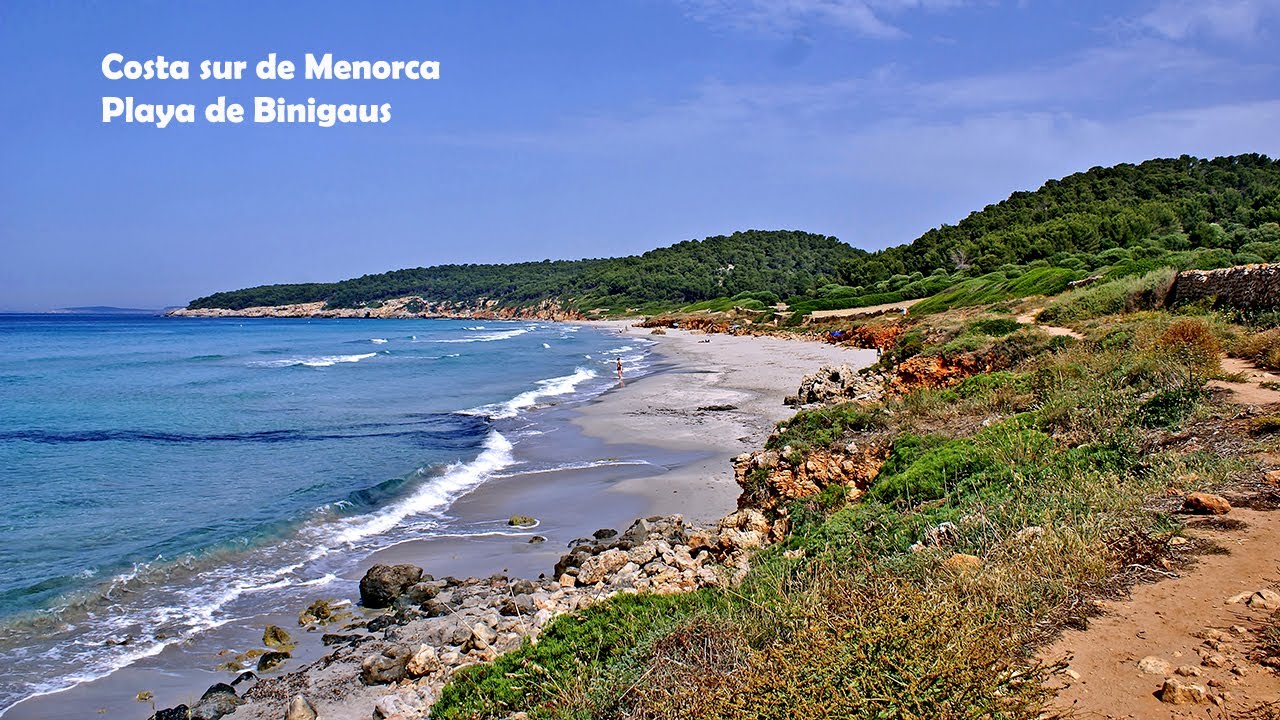 Costa sur de Menorca: Playas de Binigaus