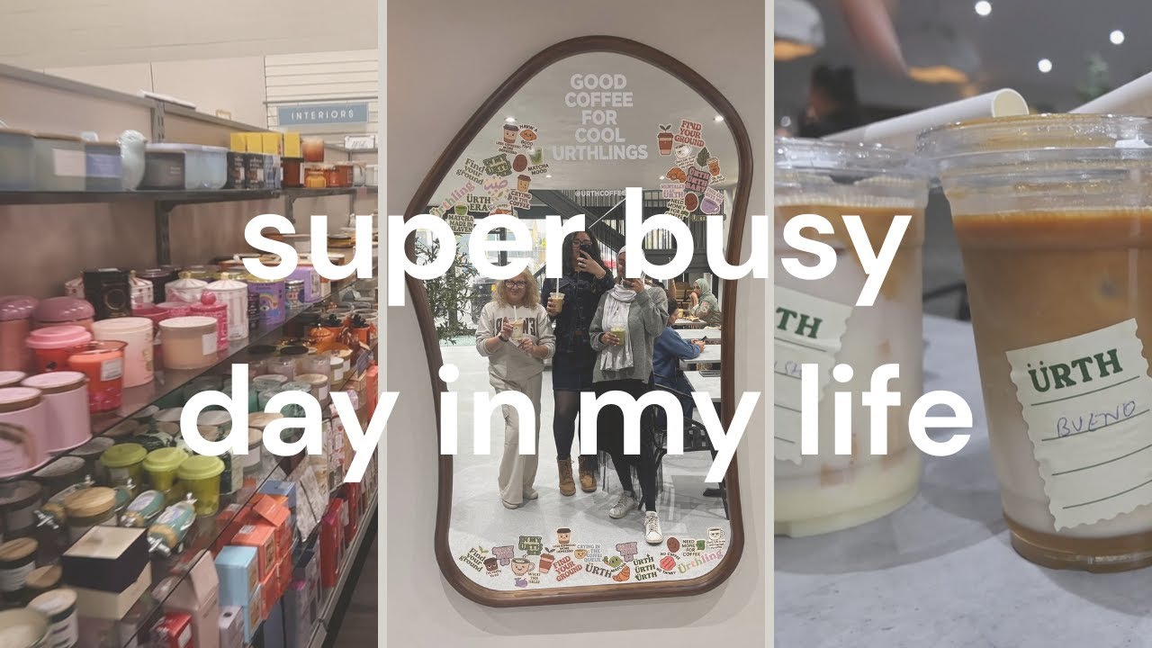 busy day in my life | pilates launch, uni shopping, girly time