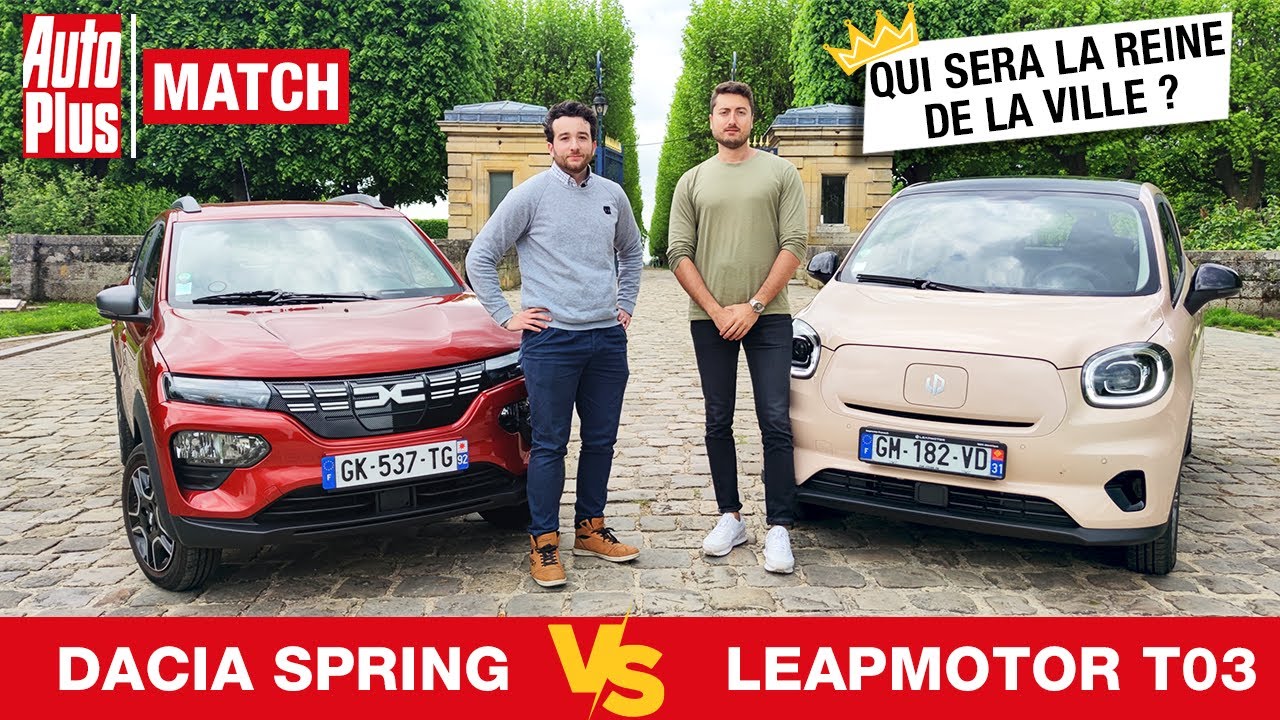 DACIA SPRING VS LEAPMOTOR T03 : qui sera la reine de la ville ? - Match