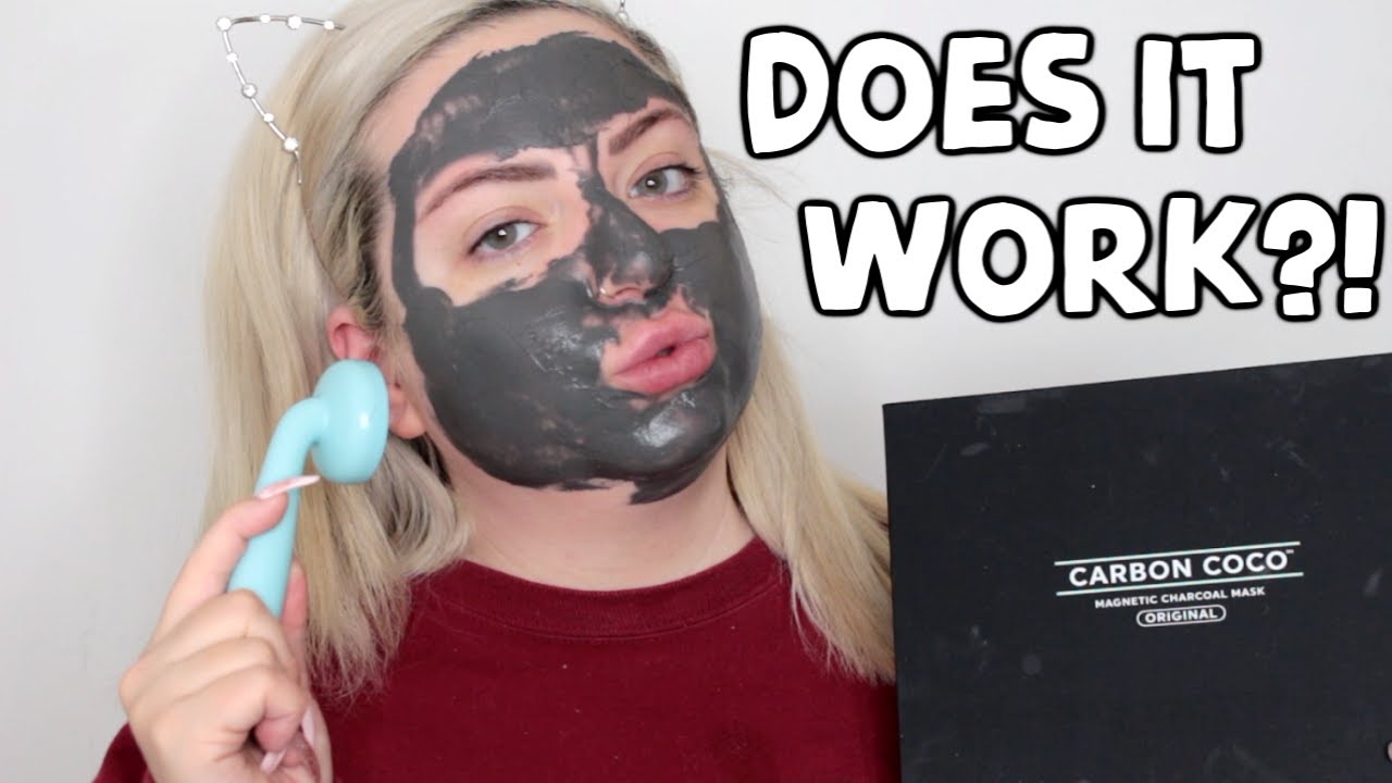 Testing the Carbon Coco Magnetic Charcoal Mask | Does it Work?!