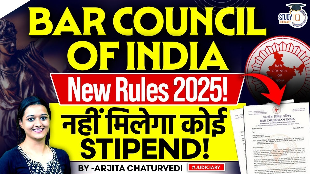 Bar Council of India's Big Update: New Rules for Law Interns & Junior Advocates