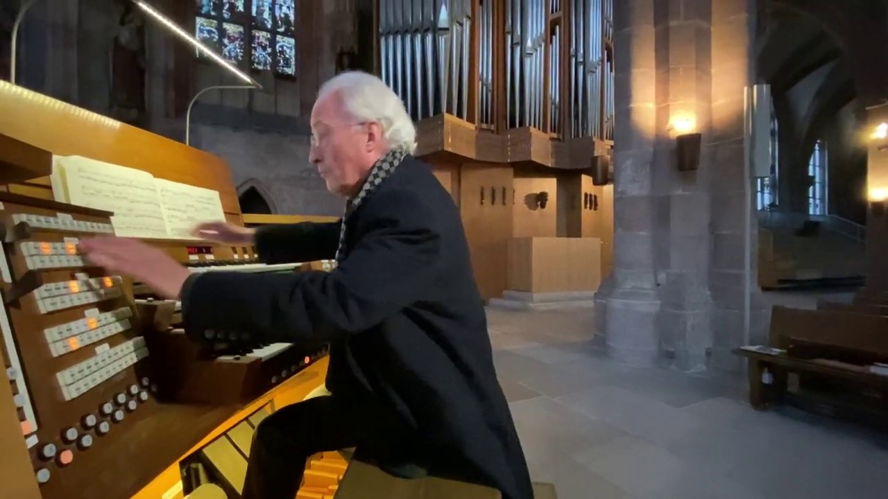 Bernhard Buttmann spielt Johann Pachelbel - Werde munter, mein Gemüte - St. Sebald, 6. April 2020