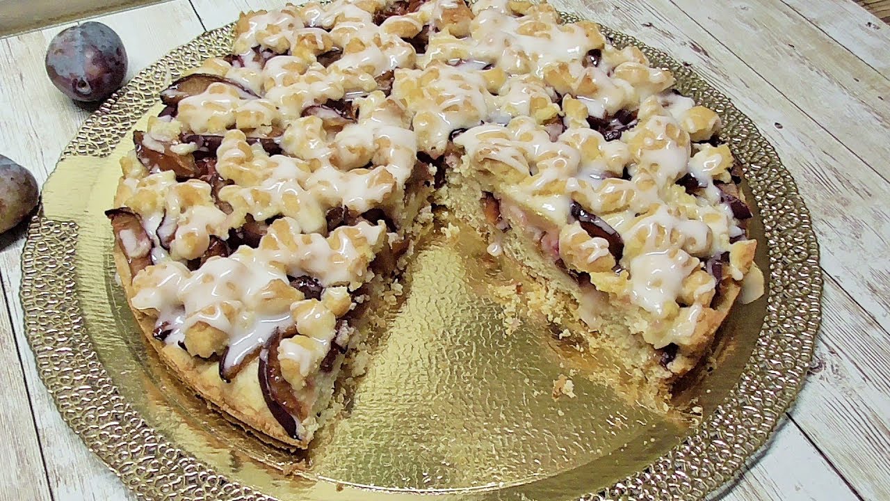 Einfache Zwetchkenkuchen mit Streusel /Sonntagskuchen