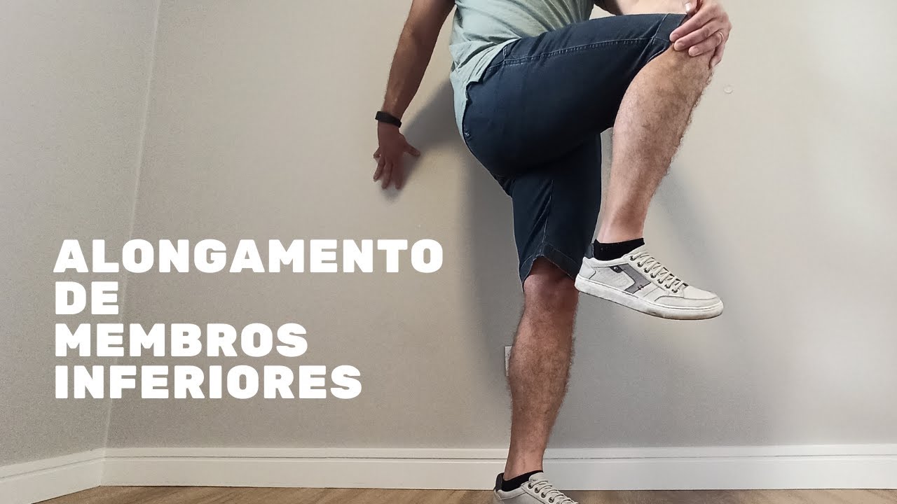 Alongamento de membros inferiores 3 - GL: Ginástica Laboral para Escritório