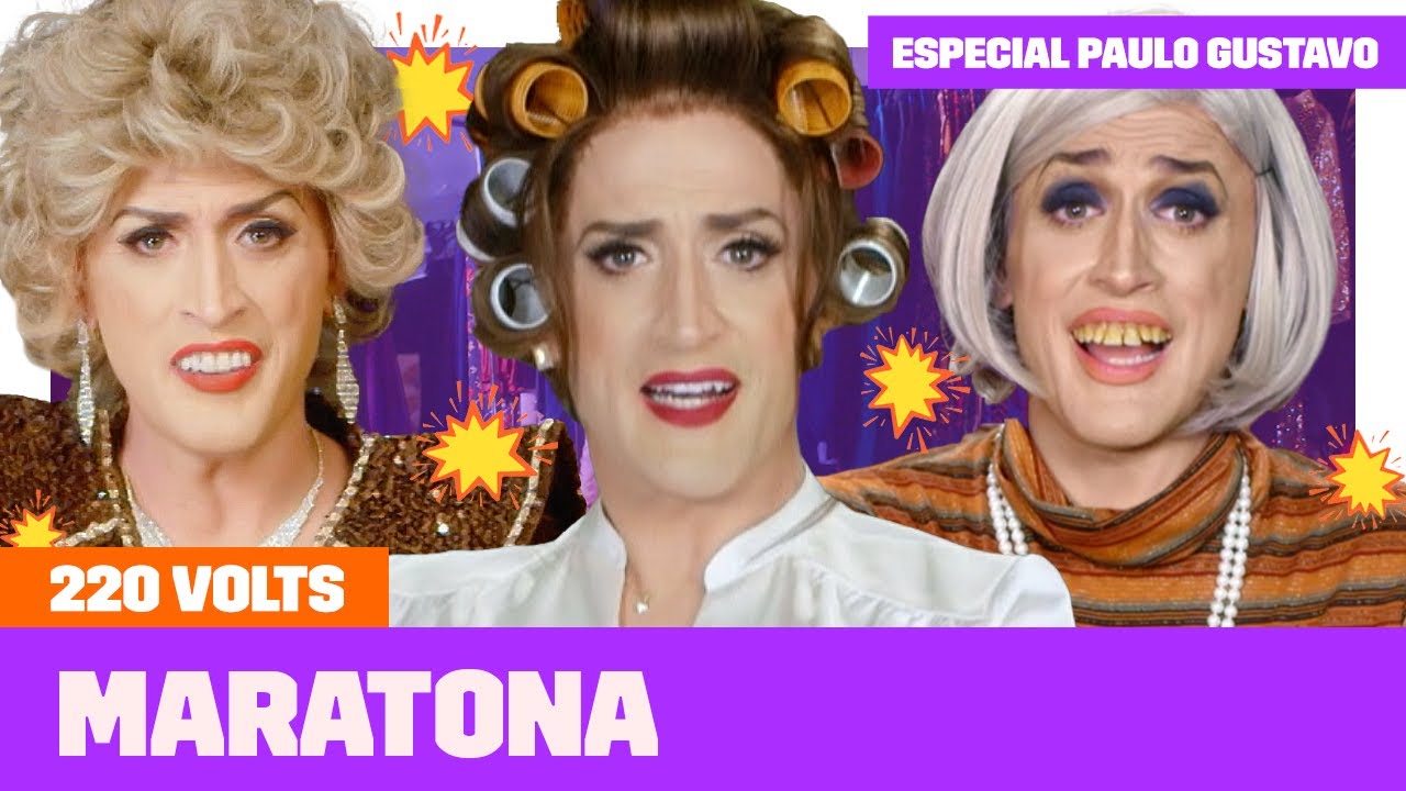 DONA HERMÍNIA, Senhora dos Absurdos e mais de Paulo Gustavo na MARATONA 220 Volts | Humor Multishow