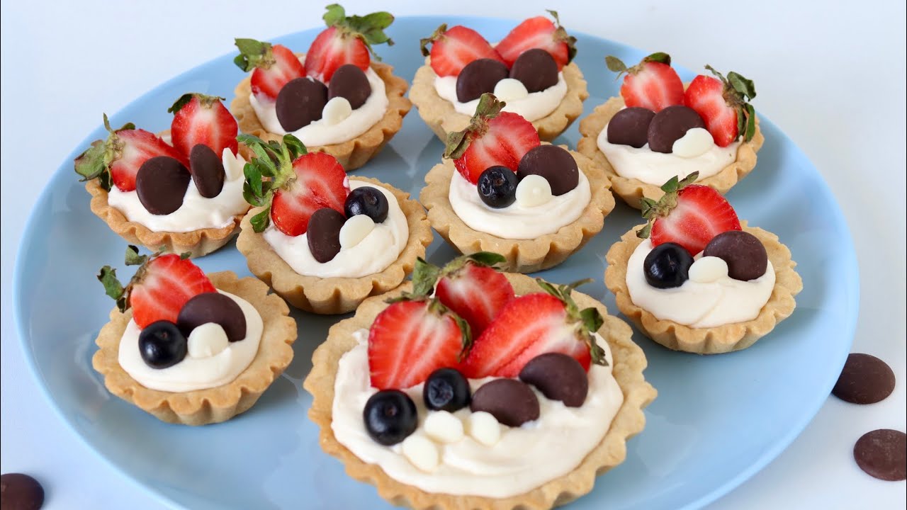 Mini Tartas con fruta | como hacer tartaletas | Magy Cakes