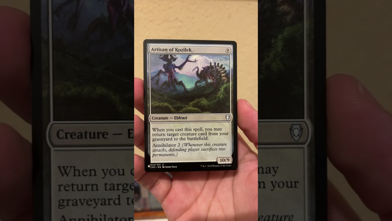 Artisan of Kozilek-Mystery Booster (Commander Anthology 2018) #magicthegathering #mtg #commander