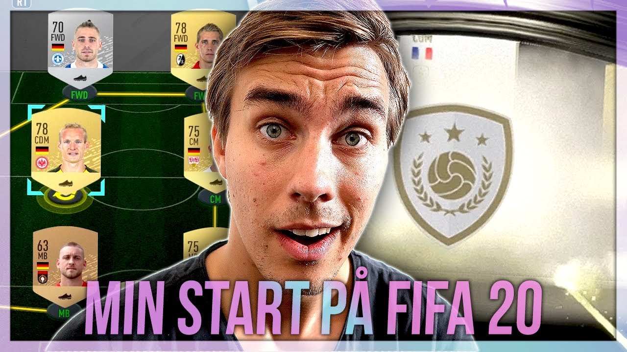 MIN START PÅ FIFA 20 ULTIMATE TEAM! *FÅR ETT IKON PAKET* | Fifa 20 på svenska!