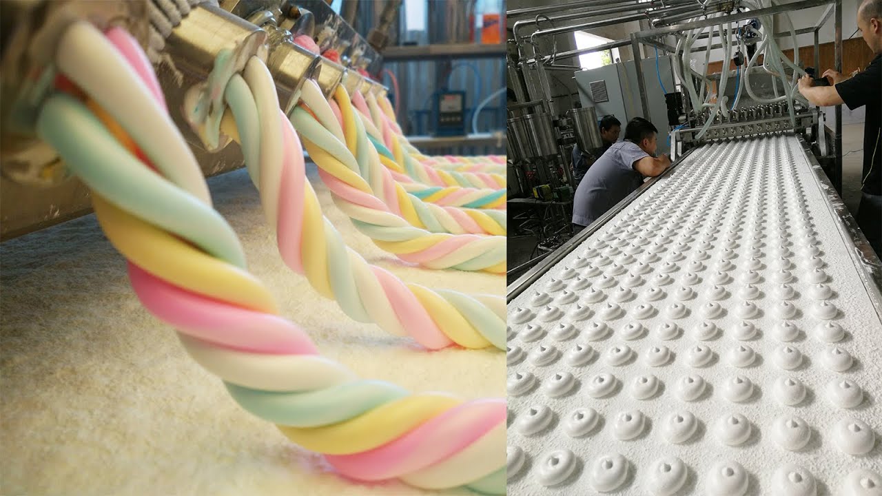 Multi function marshmallow making machine for twisted marshmallow and stuffed marshmallows